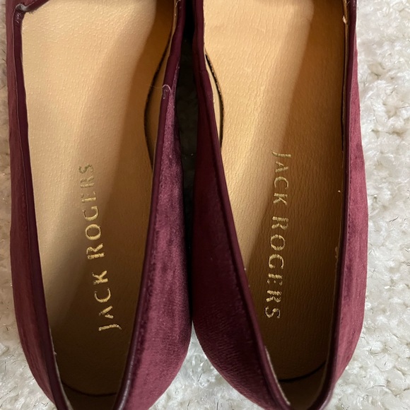 NWOT Jack Rogers Ginger Jar Loafer. Color Bordeaux. Size 7.5 - Picture 3 of 5